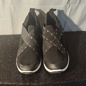 Rocawear Black Slip-On Studded Sneakers